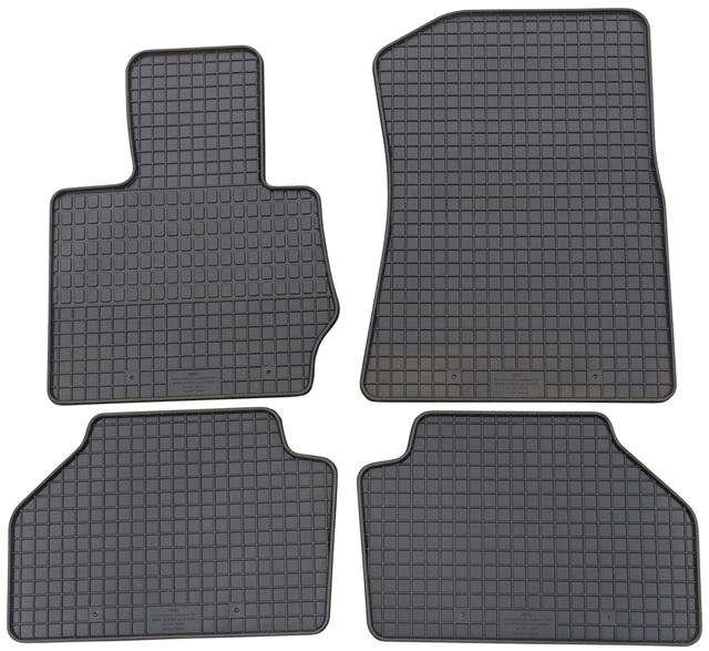 Set 4 covorase auto din cauciuc PETEX 15810PX, negru, pentru BMW X3 F25, 11.2010-10.2017, X4 F26, 07.2014-06.2018