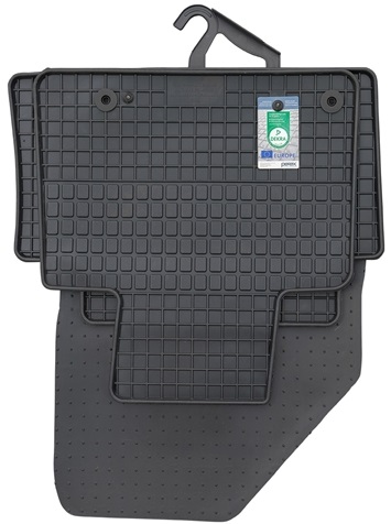 Set 4 covorase auto din cauciuc PETEX 91111PX, negru, pentru Citroen C5 III limuzina RD, Citroen C5 III Break TD, 2008-