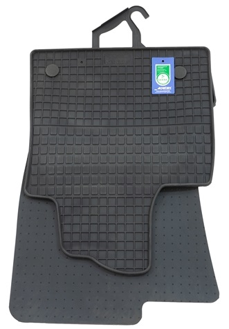 Set 4 covorase auto din cauciuc PETEX 29014PX, negru, pentru Dacia Sandero III, Sandero III Stepway