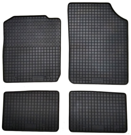 Set 4 covorase auto din cauciuc PETEX 28912PX, negru, pentru Dacia Spring