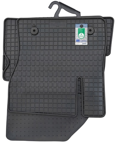 Set 4 covorase auto din cauciuc PETEX 32410PX, negru, pentru Ford C-Max II DXA/CB7, DXA/CEU, 2012-2019, Grand C-Max DXA/CB7, DXA/CEU, 2012-2019
