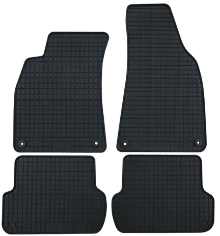 Set 4 covorase auto din cauciuc PETEX 32110PX, negru, pentru Ford C-Max 2003-2012, Grand C-Max 11.2010-01.2012