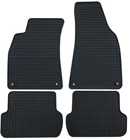 Set 4 covorase auto din cauciuc PETEX 38310PX, negru, pentru Ford Fiesta 2005-08.2008, Fusion 2005-2012