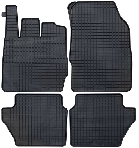 Set 4 covorase auto din cauciuc PETEX 38510PX, negru, pentru Ford Fiesta, 2011-06.2017
