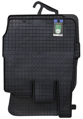 Set 4 covorase auto din cauciuc PETEX 38510PX, negru, pentru Ford Fiesta, 2011-06.2017