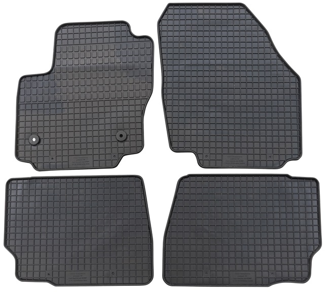 Set 4 covorase auto din cauciuc PETEX 33210PX, negru, pentru Ford Mondeo IV limuzina BA7, Ford Mondeo IV Turnier BA7, 06.2007-11.2014