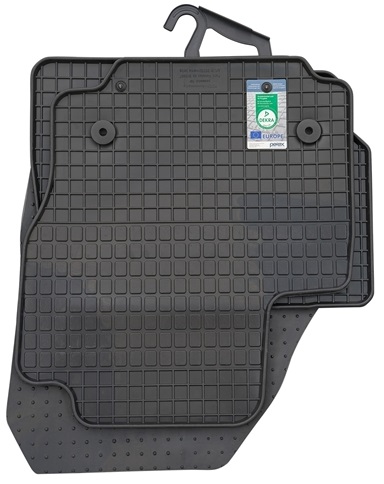 Set 4 covorase auto din cauciuc PETEX 33210PX, negru, pentru Ford Mondeo IV limuzina BA7, Ford Mondeo IV Turnier BA7, 06.2007-11.2014