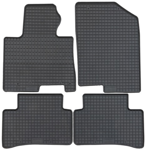 Set 4 covorase auto din cauciuc PETEX 97111PX, negru, pentru Hyundai Tucson, 09.2020-