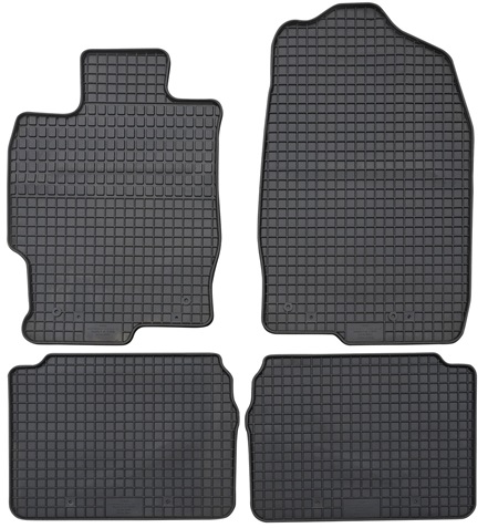 Set 4 covorase auto din cauciuc PETEX 92214PX, negru, pentru Mazda 6 Sport GH, 2008-01.2013
