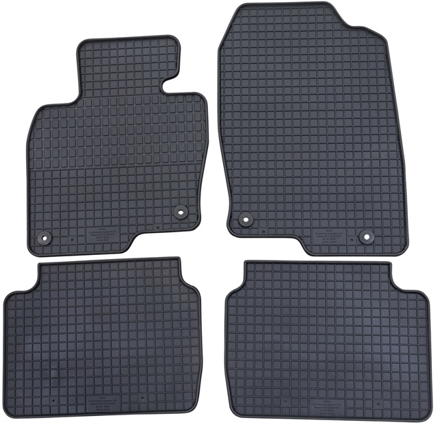 Set 4 covorase auto din cauciuc PETEX 92312PX, negru, pentru Mazda CX5, 05.2017-