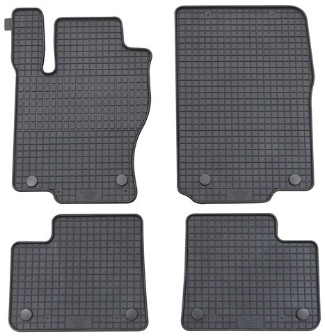 Set 4 covorase auto din cauciuc PETEX 41510PX, negru, pentru Mercedes Benz W166, X166, C292, GLE 2015-02.19-