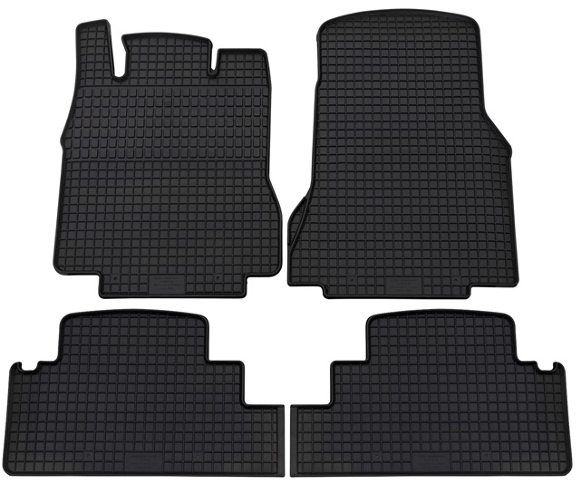 Set 4 covorase auto din cauciuc PETEX 45010PX, negru, pentru Mercedes Benz A-CLASS W168