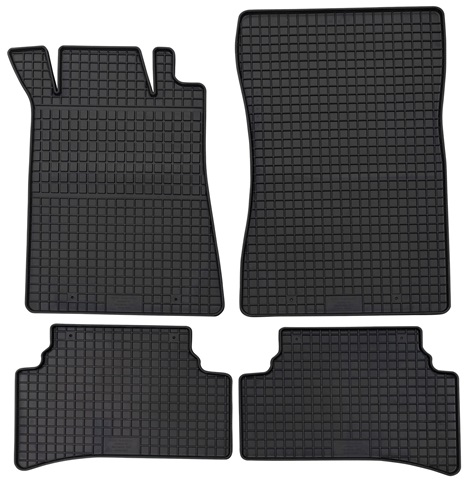 Set 4 covorase auto din cauciuc PETEX 42010PX, negru, pentru Mercedes Benz C-CLASS limuzina W202, C-CLASS Break S202