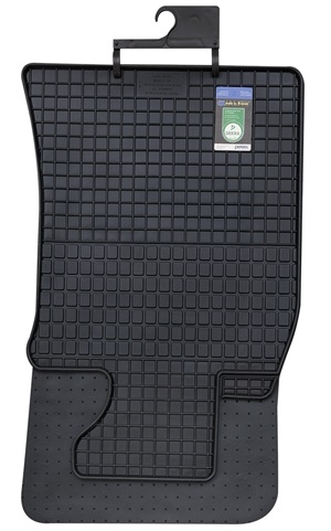 Set 4 covorase auto din cauciuc PETEX 16810PX, negru, pentru Mini Cooper R56, 06-14, MINI CLUBMAN combi R55, MINI Cabriolet R57