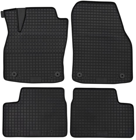 Set 4 covorase auto din cauciuc PETEX 58110PX, negru, pentru Opel Astra H L48, H combi L35, H Sport Hatch L08, A+ limuzina L69