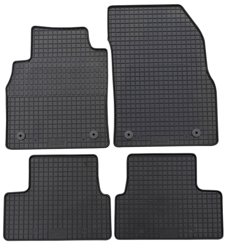 Set 4 covorase auto din cauciuc PETEX 58210PX, negru, pentru Opel Astra J, Astra J Sports Tourer, Astra J limuzina, Cascada W13