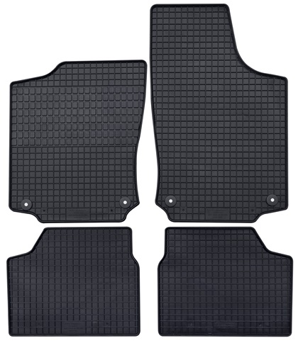 Set 4 covorase auto din cauciuc PETEX 52110PX, negru, pentru Opel Corsa C F08, W5L, Opel Vita C F08, F68