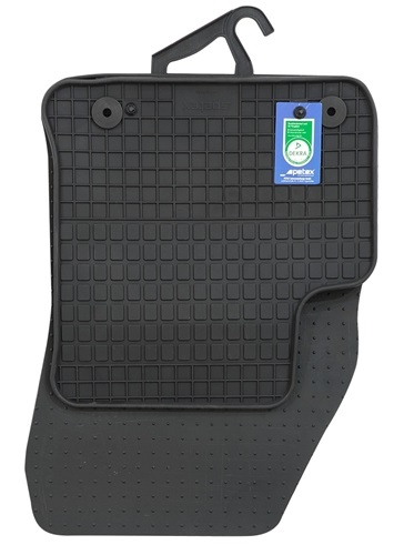Set 4 covorase auto din cauciuc PETEX 52810PX, negru, pentru Opel Corsa F Electric, Mokka B Electric, 2019-2023