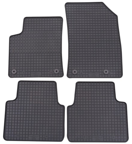 Set 4 covorase auto din cauciuc PETEX 59610PX, negru, pentru Opel Crossland X
