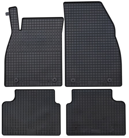 Set 4 covorase auto din cauciuc PETEX 57310PX, negru, pentru Opel Insignia A, limuzina, combi, Chevrolet Malibu V300
