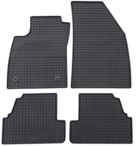 Set 4 covorase auto din cauciuc PETEX 52410PX, negru, pentru Opel Mokka