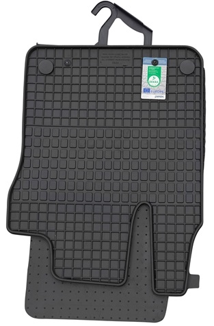Set 4 covorase auto din cauciuc PETEX 71310PX, negru, pentru Smart Forfour 453, 11.2014-prezent