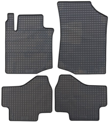 Set 4 covorase auto din cauciuc PETEX 94310PX, negru, pentru Toyota Aygo WNB1, KGB1, 07.2005-06.2014
