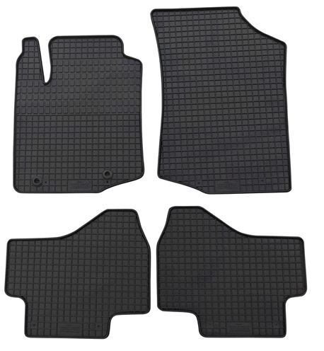Set 4 covorase auto din cauciuc PETEX 94610PX, negru, pentru Toyota Aygo PAB4, KGB4, 07.2014-prezent