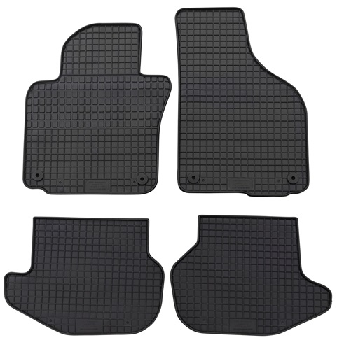 Set 4 covorase auto din cauciuc PETEX 65110PX, negru, pentru Volkswagen Eos 1F7, 1F8, 2006-2023