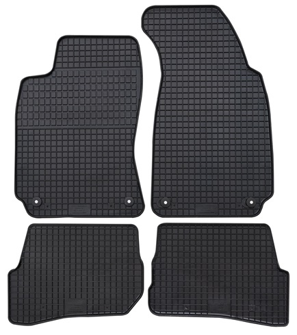 Set 4 covorase auto din cauciuc PETEX 69010PX, negru, pentru Volkswagen Passat 3B2, 3B3, Passat Variant 3B5, 3B6, 1997-2005