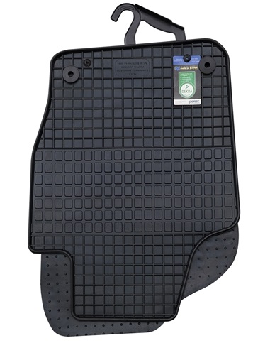 Set 4 covorase auto din cauciuc PETEX 66310PX, negru, pentru Volkswagen Polo 6R, 6C, 06.2009-09.2017