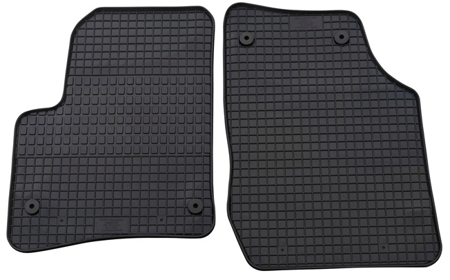 Set 4 covorase auto din cauciuc PETEX 63110PX, negru, pentru Volkswagen Touareg I 7LA, 7L6, 7L7, 2002-03.2010
