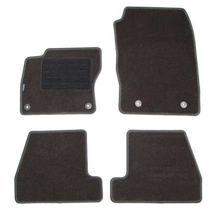 Set covorase auto tip mocheta PETEX 112825202PX, model REX, culoare grafit, pentru Ford Focus III, 06.15-08.18