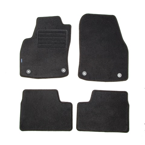 Set covorase auto tip mocheta PETEX 112540602PX, model REX, culoare grafit, pentru Opel Astra H L48, L35, L08, L67, L69