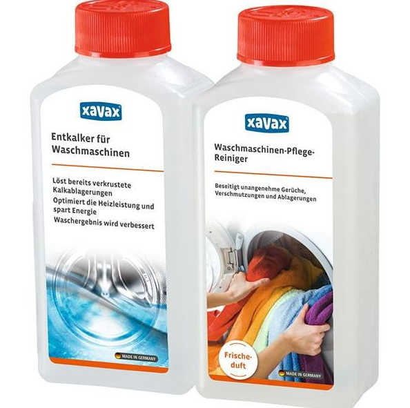 Pachet solutii de curatat XAVAX 110797 pentru masini de spalat, 250 ml