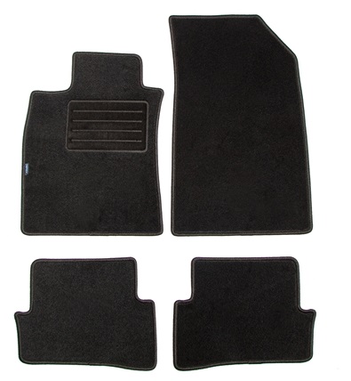 Set covorase auto tip mocheta PETEX 112346702PX, model REX, culoare grafit, pentru Renault Clio III, 2005-2014
