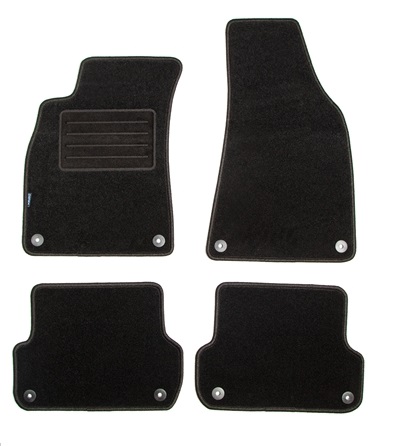 Set covorase auto tip mocheta PETEX 112361902PX, model REX, culoare grafit, pentru Seat Exeo 3R2, Exeo ST 3R5