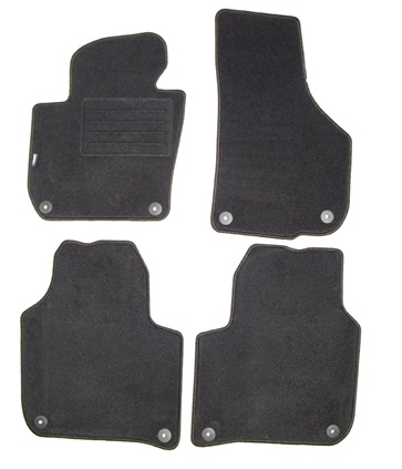 Set covorase auto tip mocheta PETEX 112248702PX, model REX, culoare grafit, pentru Skoda Superb II 3T4, 3T5