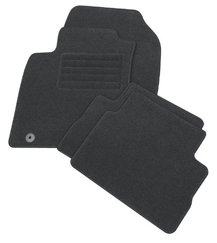 Set 4 covorase auto tip mocheta PETEX 112365402PX, model REX, culoare grafit, pentru Chevrolet Spark M300, 2010-
