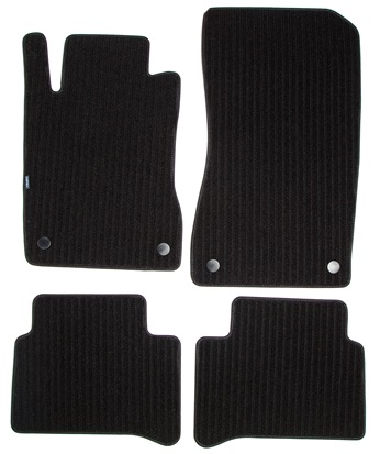 Set covorase auto tip mocheta PETEX 146437604PX, model Remo, culoare negru, pentru Mercedes Benz E-Class W211, 2002-2009