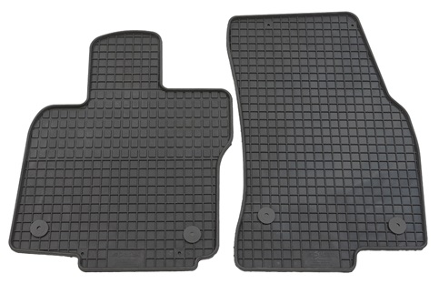 Set 2 covorase auto din cauciuc PETEX 64610PX, negru, parte montare fata, pentru Volkswagen Caddy, 11.2020-