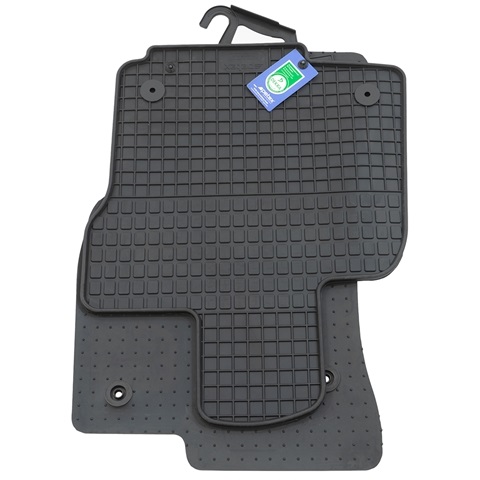 Set 2 covorase auto din cauciuc PETEX 64610PX, negru, parte montare fata, pentru Volkswagen Caddy, 11.2020-