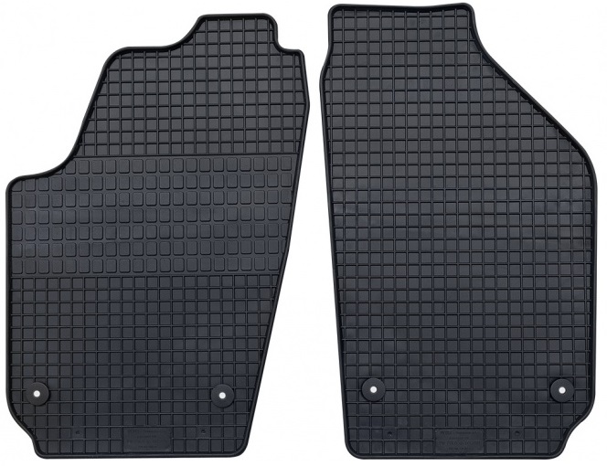 Set 2 covorase auto din cauciuc PETEX 67010PX, negru, parte montare fata, pentru Volkswagen Sharan 7M8, 7M9, 7M6, 1995-08.2010