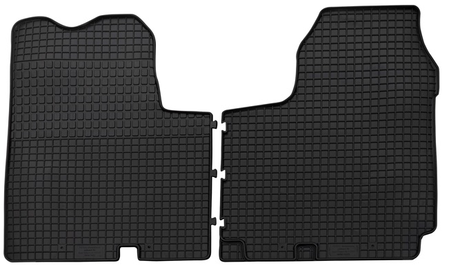 Set 2 covorase auto din cauciuc PETEX 54110PX, negru, parte montare fata, pentru Opel Vivaro F7, J7, E7, 07.2001-08.2014