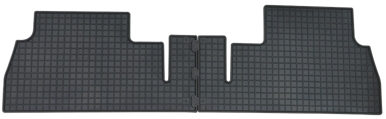 Set 2 covorase auto din cauciuc PETEX 90311PX, negru, parte montare spate, pentru Citroen Berlingo, 09.2018-