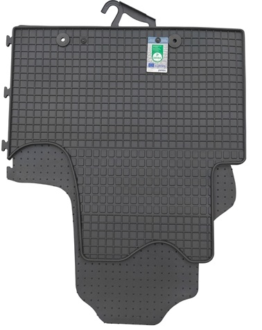 Set 2 covorase auto din cauciuc PETEX 54210PX, negru, pentru Opel Vivaro, 09.2014-