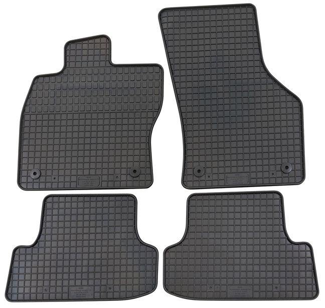 Set covorase auto din cauciuc PETEX 11210PX, negru, pentru AUDI A3 8V1, 8V7, 3 usi, 2012-prezent