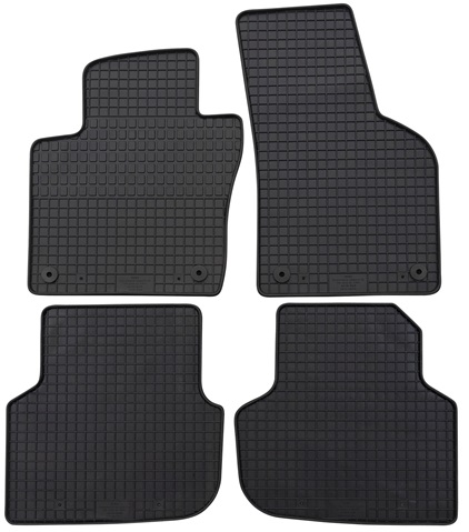 Set covorase auto din cauciuc PETEX 61410PX, negru, pentru Volkswagen Jetta VI AJ5, VII BA5, 2011-prezent