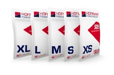 Compus tip pulbere pentru echilibrarea rotilor HOFMANN 0401-5505-120, XS, 120 grame