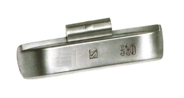 Contragreutate echilibrare roti camion HOFMANN 5530-3000-007, din plumb, TYP 530, 210x105x75 mm, 300 g, se vinde la set de 10 bucati